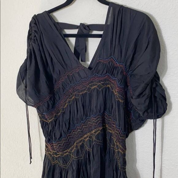 Free People Embroidery Mini Dress - Picture 4 of 8